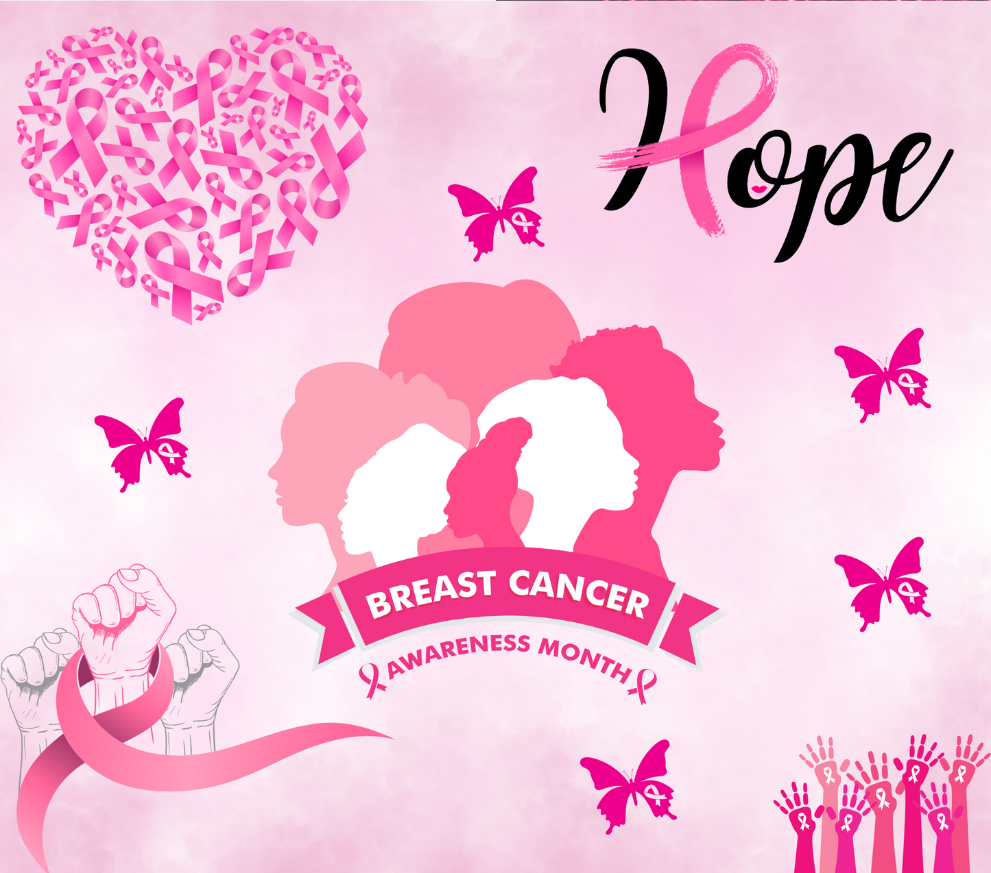 Breast Cancer Awareness Tumbler