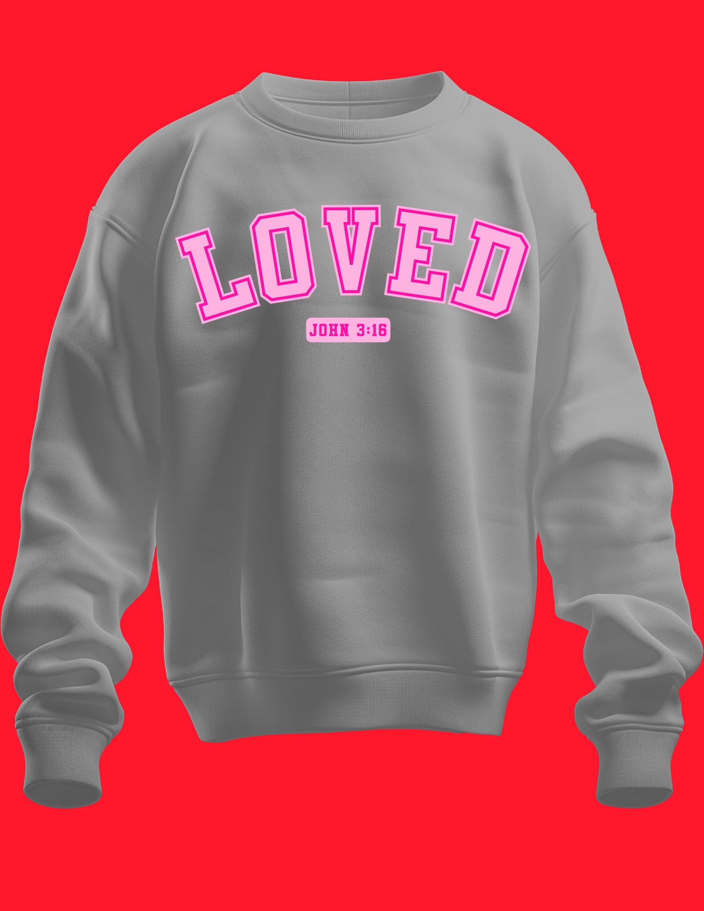 LOVED John 3:16 - Double Pink