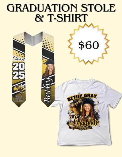 Graduation Stole and T-Shirt