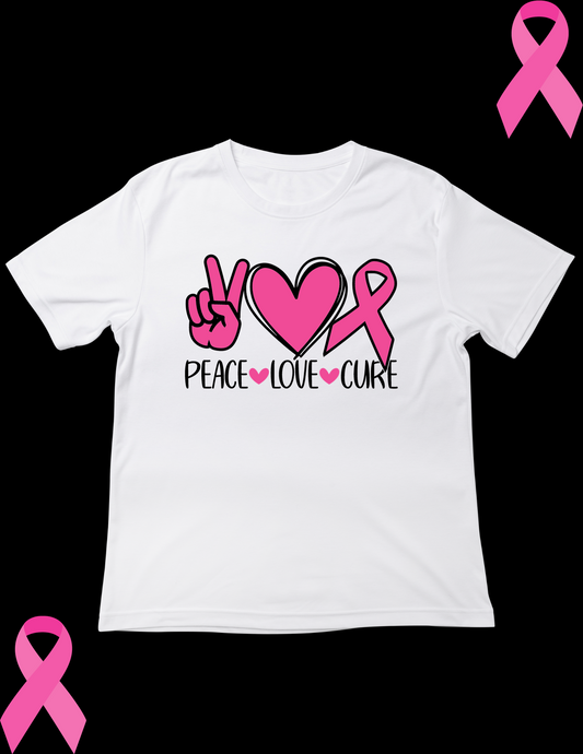 Peace Love Cure - Breast Cancer
