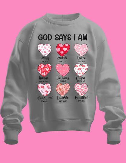 God Says I Am (Hearts)