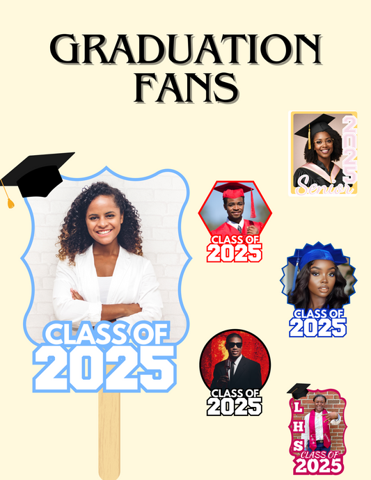 Graduation Fans (5 pack)