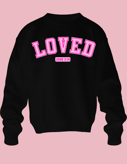 LOVED John 3:16 - Double Pink