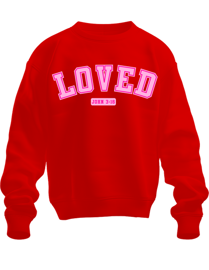 LOVED John 3:16 - Double Pink