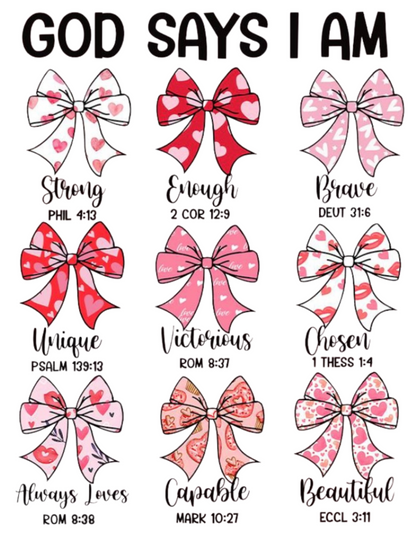 God Says I am (Bows)